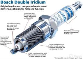 img 1 attached to 🔌 Bosch Automotive 9611 Double Iridium OE Replacement Spark Plug - Extended Life (1 Pk)