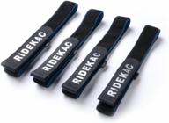 secure your ride with ride kac's bicycle wheel stabilizer straps - 4 pack logo