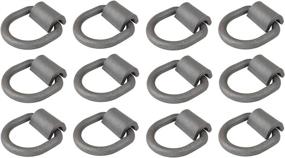 img 4 attached to 🔒 Mytee Products - 12 Pack of 5/8" Heavy Duty Weld-On Forged D Ring with 18,000 Lbs Capacity