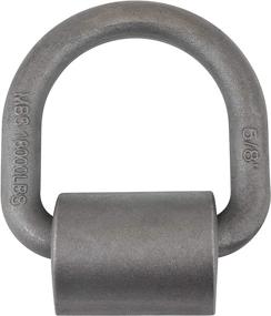 img 2 attached to 🔒 Mytee Products - 12 Pack of 5/8" Heavy Duty Weld-On Forged D Ring with 18,000 Lbs Capacity