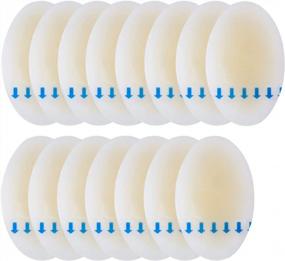 img 4 attached to Welnove - Blister Pads, Heel Bandages For Blisters, Oval Blister Gel Guard, Waterproof Hydrocolloid Adhesive Bandages For The Foot, Pressure Wound, Guard Skin, Blister Protection - 15 Packs