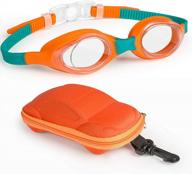 kids swim goggles for boys girls age 2-10 | careula swimming goggles for toddlers. logo