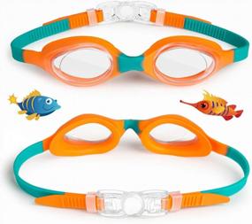 img 3 attached to Kids Swim Goggles For Boys Girls Age 2-10 | Careula Swimming Goggles For Toddlers.