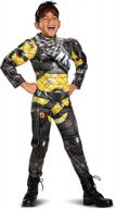 apex legends mirage classic muscle boys costume - disguise logo