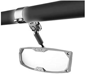 img 1 attached to Halo-R Rearview Mirror with ABS Bezel for Multiple UTV Sizes (1.75-Inch Round Tube)