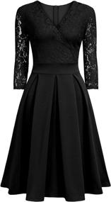 img 3 attached to MISSMAY Womens Vintage Bridesmaid X Large Women's Clothing : Dresses