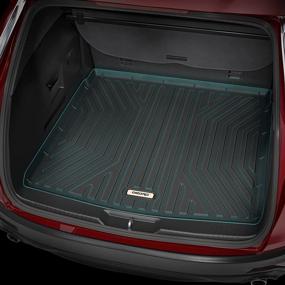 img 1 attached to Custom Fit Cargo Trunk Liner in Black for Subaru Forester 2019-2022 with 🔊 Subwoofer - OEDRO Cargo Mats for Rear Cargo Trunk Tray Floor Mat Behind 2nd Row