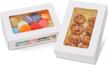 13-pack white pop-up cookie boxes with window - yotruth easy assembly treat boxes for gifting and bakery treats (9x6x2.5 inches) logo
