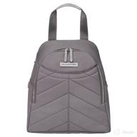 🎒 machine-washable diaper bag - petunia pickle bottom inter-mix slope backpack - ultimate his & hers backpack - spacious & versatile bag - charcoal microfiber - compatible with inter-mix systems logo