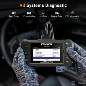 img 3 attached to 🔍 FOXWELL NT624Elite 2022: All System Diagnostic Code Reader for Cars, ABS Bleeding, Throttle Reset, SAS Calibration, Oil Light, EPB Reset - Engine ABS SRS TCM EPS HVAC Headlamp Scan Tool