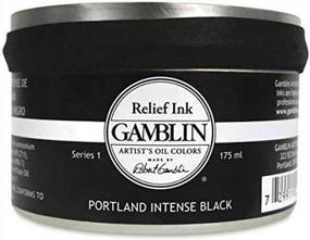 img 1 attached to 🖤 Portland Intense Black Relief Ink Color: The Ultimate Solution for Exceptional Prints