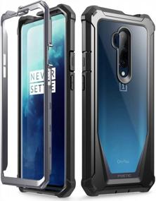 img 4 attached to Protect Your OnePlus 7T Pro/OnePlus 7 Pro With The Poetic Guardian Series Case: Shockproof Bumper Cover With Built-In-Screen Protector In Black/Clear