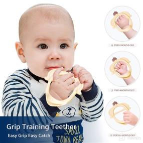img 3 attached to Termichy Teething Babies Silicone Teethers Baby & Toddler Toys