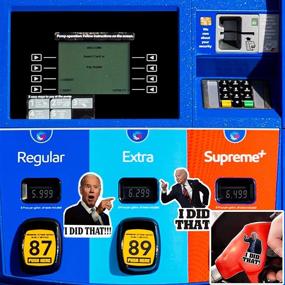 img 3 attached to 🤣 100Pcs Biden I Did That Stickers for Laptop Car Window Decoration - Funny Decal Sticker Gas Pump Bumper Stickers (3.15inch)