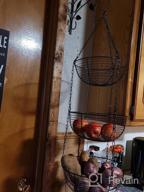 img 1 attached to Organize Your Kitchen With HULISEN'S Heavy Duty 3 Tier Hanging Fruit Basket & Vegetable Produce Basket Organizer review by Kyle Ziegler