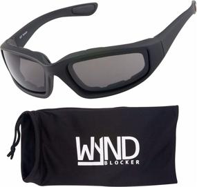 img 4 attached to 🔥 Ultimate Protection with WYND Blocker Motorcycle & Biking Wind Resistant Sports Wrap Sunglasses