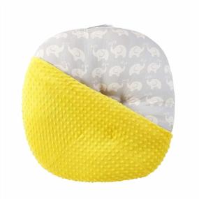 img 3 attached to 👶 Premium Minky Dot Baby Lounger Cover - Soft Removable Slipcover for Newborn Lounger - Ultra Comfortable and Safe for Babies (Yellow)