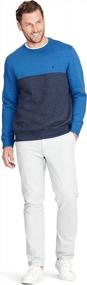 img 1 attached to Performance Crewneck Fleece Pullover Sweatshirt For Men By IZOD - Enhanced Advantage Features