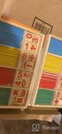 img 1 attached to Wooden Counting Stick Set: Educational Math Toy With Number Cards And Rods Box By Alytimes review by Nathan Kumar