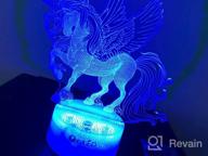 img 1 attached to 5 Pcs Rechargeable Unicorn Night Light With Remote & 16 Colors Changing - Perfect Birthday Gifts For Girls! review by Jacob Kuntz