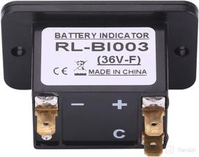 img 2 attached to 🔋 Advanced LED Digital Battery Indicator Meter Gauge with Hour Meter for 36V Carts