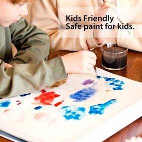 img 1 attached to Vibrant & Safe Watercolor Paint Set | AUREUO 24 Color, 12Ml Tubes For Kids, Students & Beginners