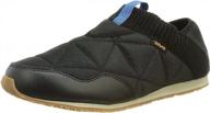 teva ember sneaker black plaza men's shoes logo