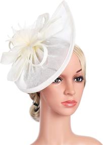 img 1 attached to Stunning Butterfly Fascinator Kentucky Headband - Must-Have Women's Special Occasion Accessory