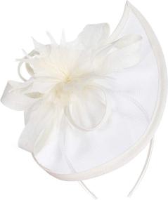 img 3 attached to Stunning Butterfly Fascinator Kentucky Headband - Must-Have Women's Special Occasion Accessory