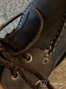 img 7 attached to Кожаные мужские туфли "Quayside Clipper", коричневого каштанового цвета.