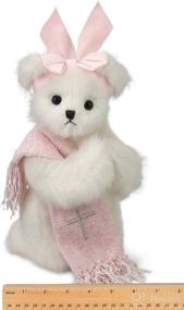 img 2 attached to 🐻 Bearington Patty Praymore Baptism Teddy Bear Plush Stuffed Animal, 10&#34;