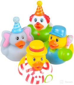 img 3 attached to 🎪 Carnival Rubber Duckies by The Dreidel Company - 2 Inches (6-Pack)