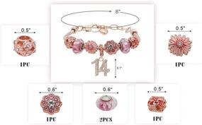 img 1 attached to 🎁 Exquisite Birthday Decorations Necklace Bracelet Jewelry for Girls' Special Occasions