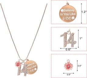 img 2 attached to 🎁 Exquisite Birthday Decorations Necklace Bracelet Jewelry for Girls' Special Occasions