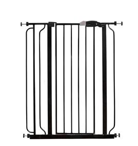 img 1 attached to 🚪 Regalo Easy Step Extra Tall Walk Thru Baby Gate with Bonus Kit - Black, Includes Extension, Pressure Mount & Wall Mount Accessories