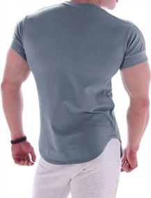 img 1 attached to Lightweight Workout Short Sleeve T-Shirts For Men | Magiftbox | Gym Sweat Tee | Muscle Cotton | T24