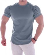 lightweight workout short sleeve t-shirts for men | magiftbox | gym sweat tee | muscle cotton | t24 logo