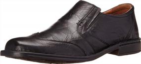img 4 attached to 👞 Josef Seibel Men's Black Douglas Shoes