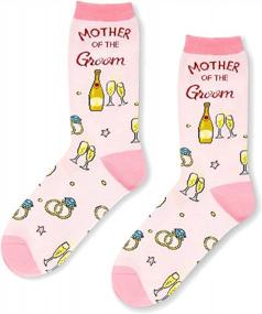 img 1 attached to Get A Chuckle With HAPPYPOP Funny Wedding Party Socks - Perfect Engagement And Bridal Gifts!