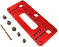 get precise results with our furniture handle hole drilling jig - easy cabinet hardware installation tool! logo