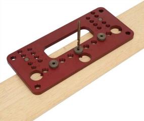 img 2 attached to Get Precise Results With Our Furniture Handle Hole Drilling Jig - Easy Cabinet Hardware Installation Tool!