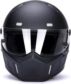 img 4 attached to DOT Certified CRG Fiberglass Full-Face Street Bike Motorcycle Helmet - ATV-1 (With Extra Large Size)