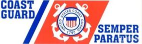 img 1 attached to Show pride with the Coast Guard Semper Paratus Bumper Sticker