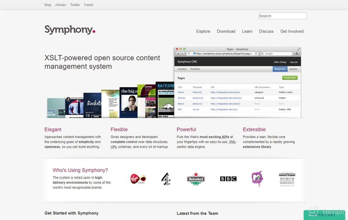 img 1 attached to Symphony CMS review by Kelly Noonan
