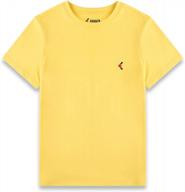 kowdragon boys & girls short sleeve cotton t-shirts crewneck tees (3-12 years) logo