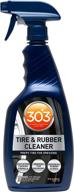 🔆 303 tire and rubber cleaner: preps tires for dressing with fast acting foaming formula - removes tire browning for all rubber and vinyl - 32 fl. oz. (30579csr) logo