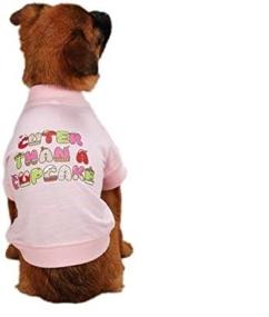 img 1 attached to Zack & Zoey XX-Small Pink Cupcake 🐶 Dog Tee: Supreme Comfort and Style for Your Pooch