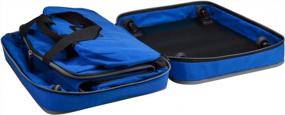 img 1 attached to Biaggi Zipsak 27-Inch Micro-Fold Spinner Suitcase - As Seen On Shark Tank - Cobalt Blue