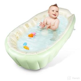 img 4 attached to Rlozftel Bathtub Inflatable Portable Toddler
