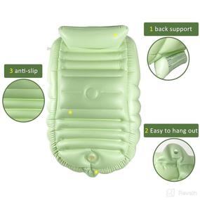 img 2 attached to Rlozftel Bathtub Inflatable Portable Toddler